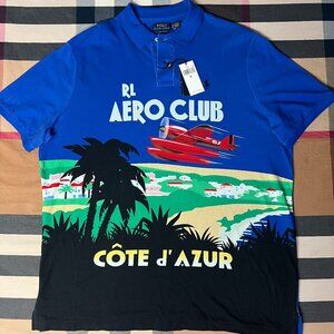 Polo Ralph Lauren Graphic Polo Shirt RL67 Aero Club XL